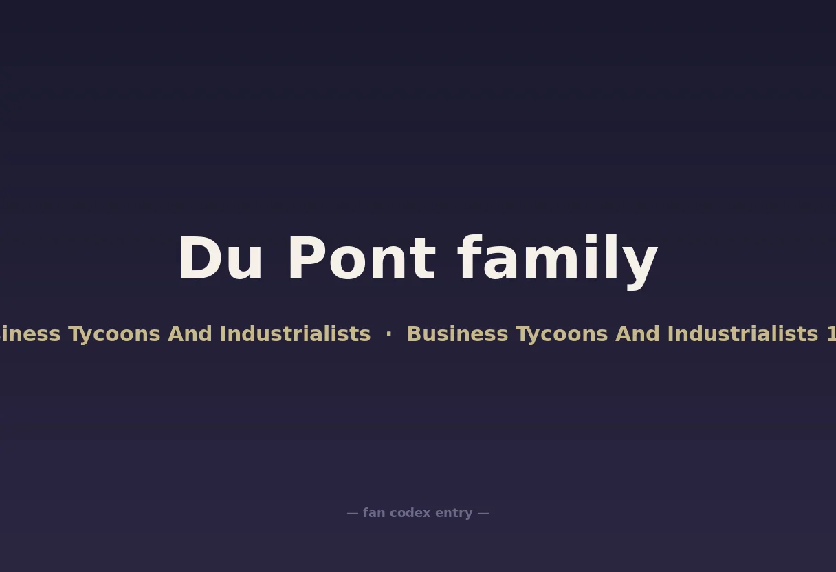 Du Pont family