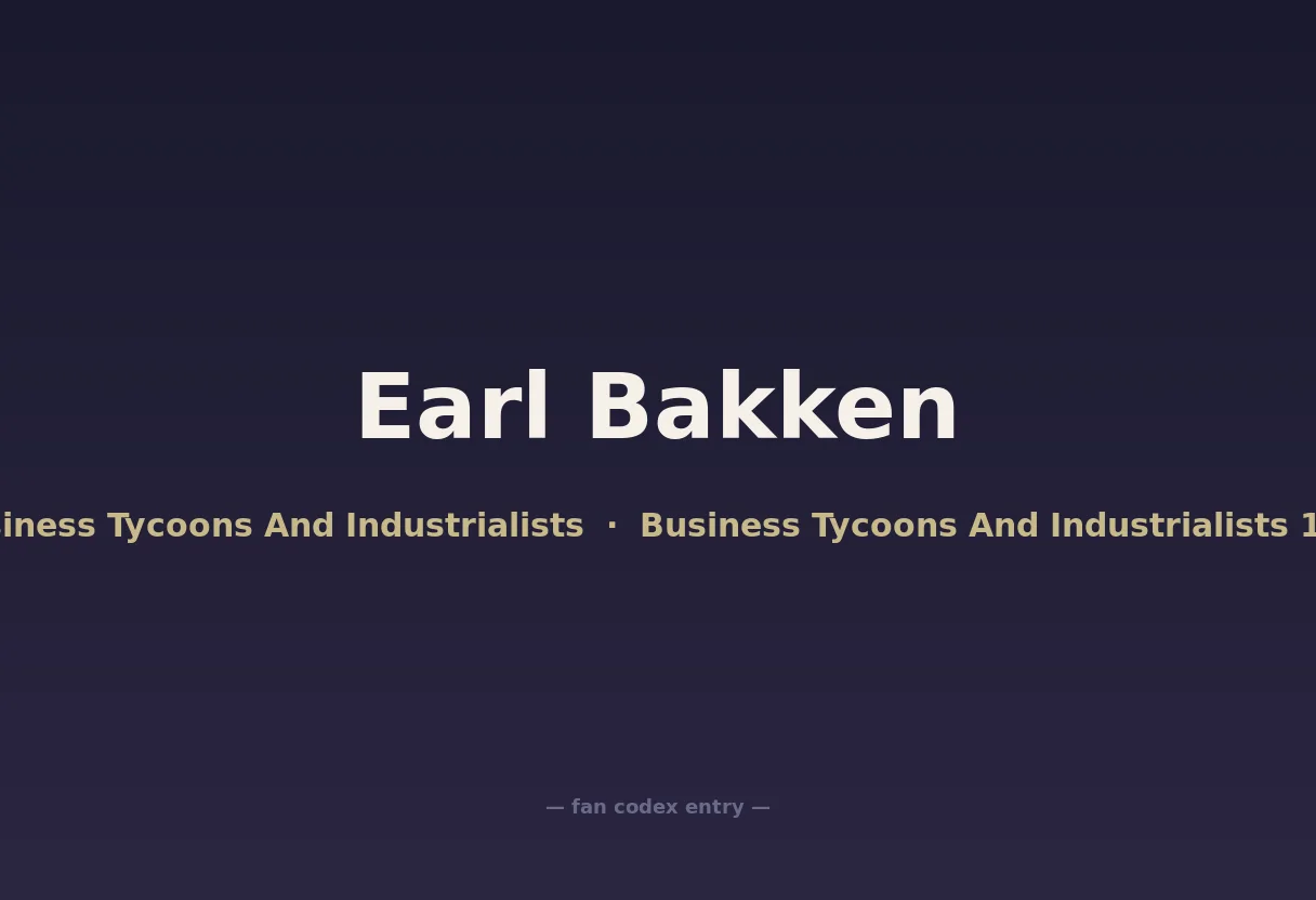 Earl Bakken