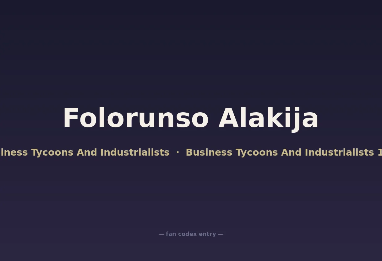 Folorunso Alakija