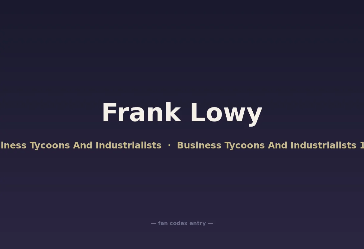 Frank Lowy