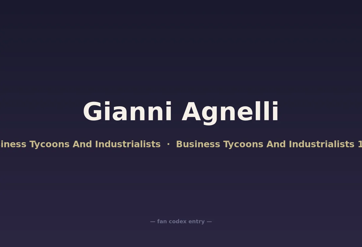 Gianni Agnelli